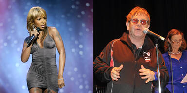 Mary J. Blinge und Elton John