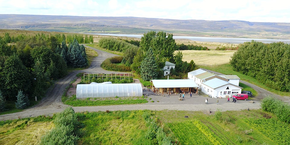 Panorama von Móðir Jörð in Ostisland