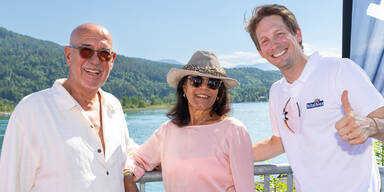 Otto und Shirley Retzer mit Philip Hitschler-Becker