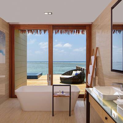 Presidential Water Villa Bad