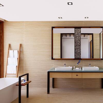 Presidential Water Villa Bad