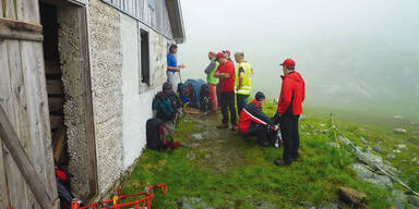 Notgeburt auf Almh&uuml;tte