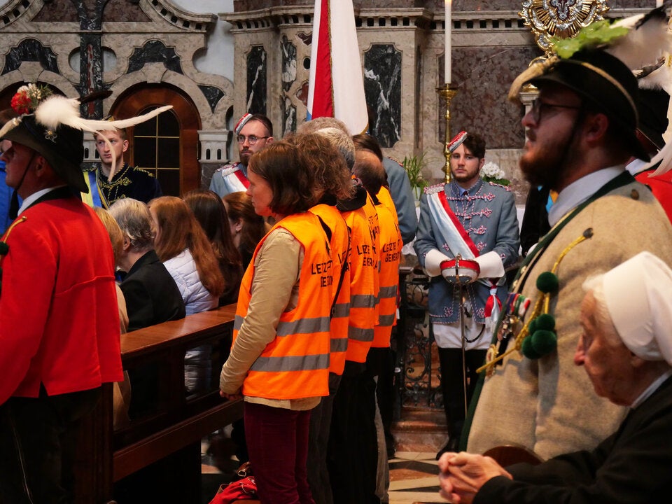 Klima-Kleber Gottesdienst