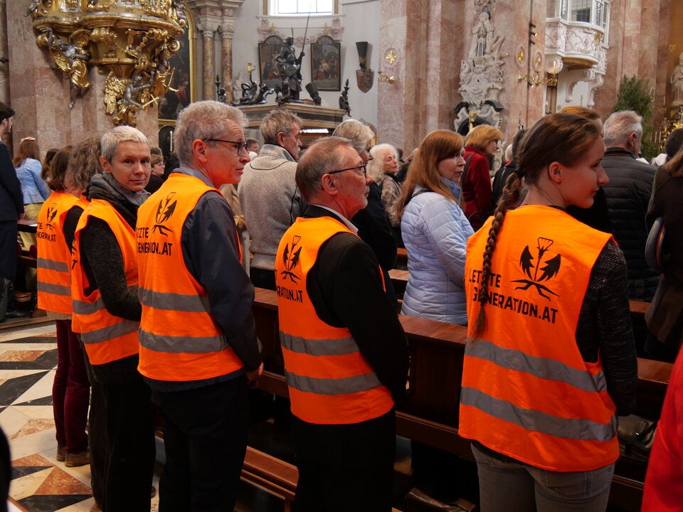 Klima-Kleber Gottesdienst