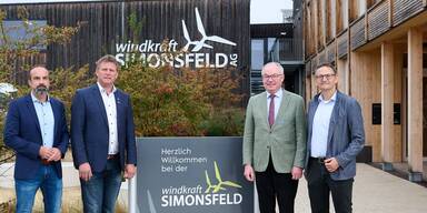 Stephan Pernkopf besuchte Windkraft Simonsfeld