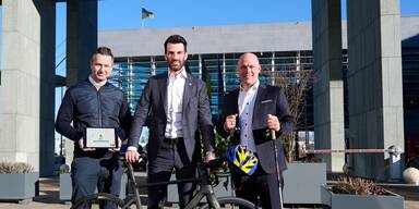 Michael Nendwich (WKN&Ouml;), LH-Stellvertreter Udo Landbauer, Martin Roscher (sodexo)&nbsp;&nbsp;