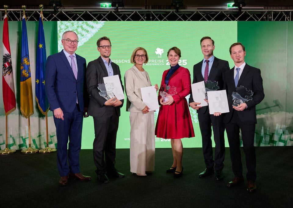 Wissenschaftspreise 2025 des Landes NÖ verliehen