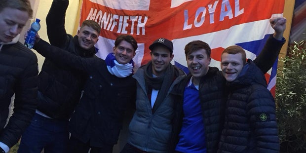 Glasgow Rangers Fans Wien