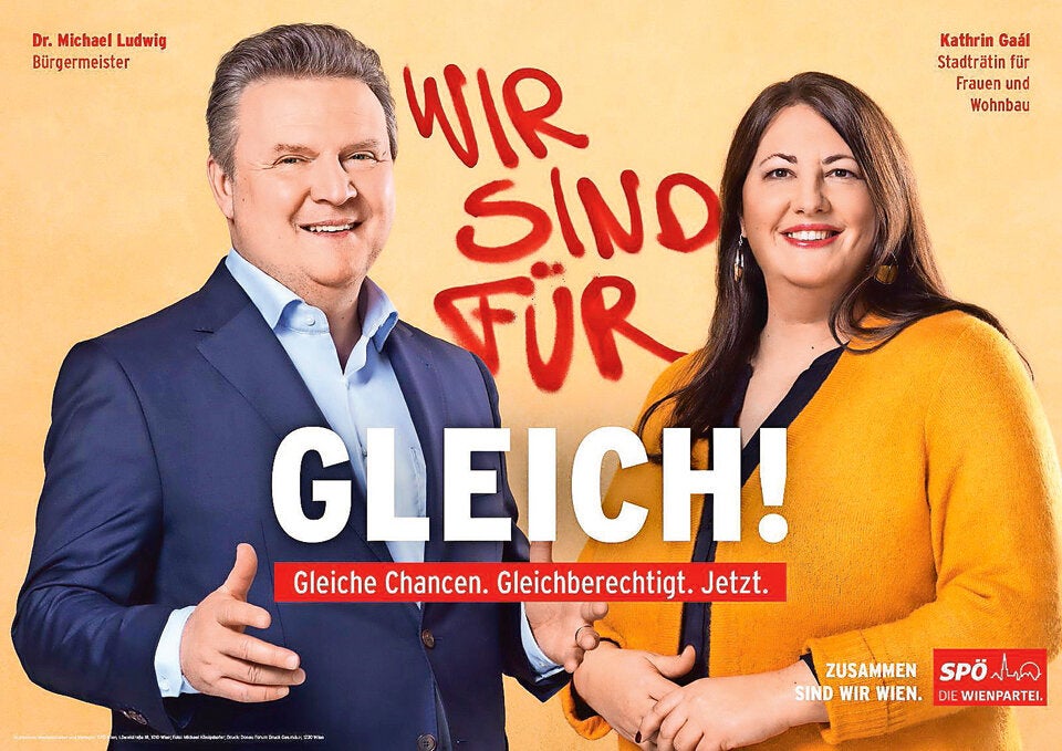 Ludwig Plakate Wien-Wahl