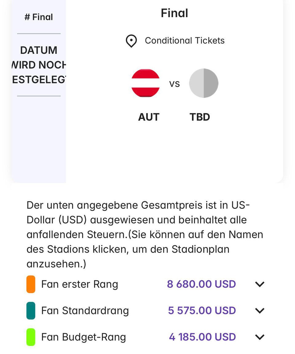 WM-Ticket Finale