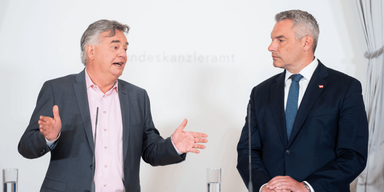 Nehammer und Kogler