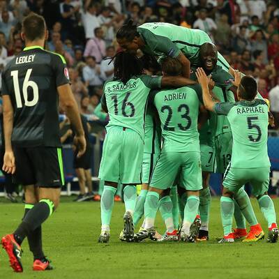 Portugal gegen Wales