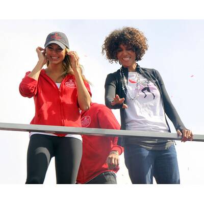 Ausgelassen beim Charity-Marathon