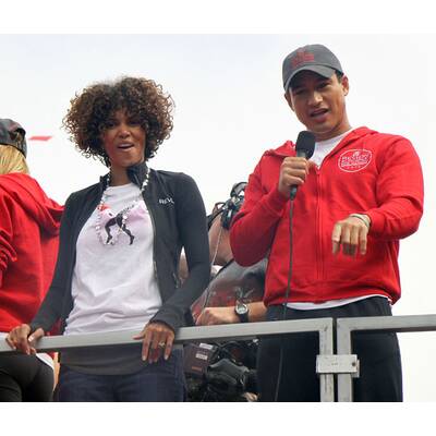 Ausgelassen beim Charity-Marathon