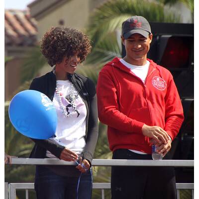 Ausgelassen beim Charity-Marathon