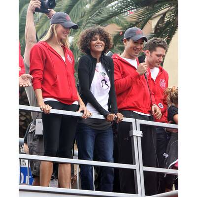 Ausgelassen beim Charity-Marathon