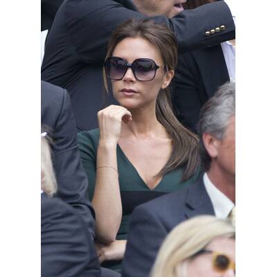 David & Victoria Beckham besuchen Tennis-Turnier