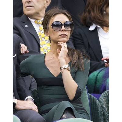 David & Victoria Beckham besuchen Tennis-Turnier