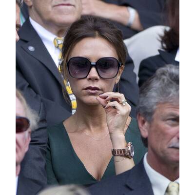 David & Victoria Beckham besuchen Tennis-Turnier