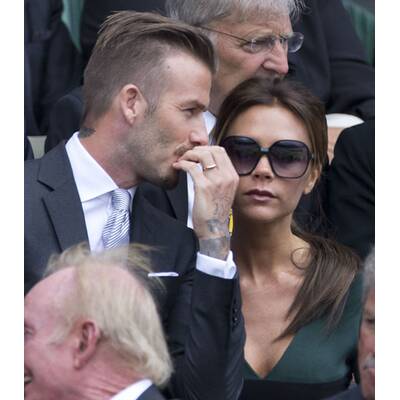 David & Victoria Beckham besuchen Tennis-Turnier