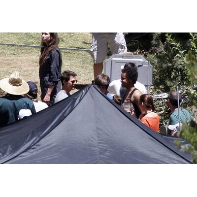 Tom Cruise: Sohn Connor besucht ihn am Set