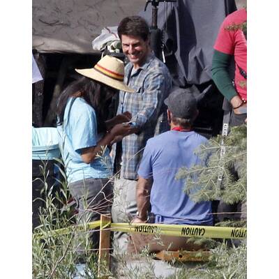 Tom Cruise: Sohn Connor besucht ihn am Set
