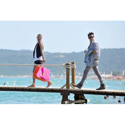 Kate Moss: Ausgelassen im Urlaub