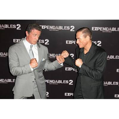 Expendables 2: Stallone tapfer bei Filmpremiere in Paris