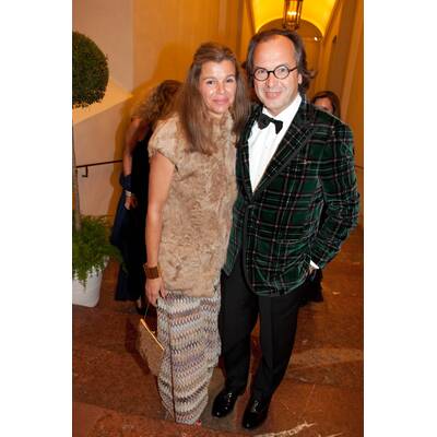 Fürstin Manni zu Sayn-Wittgenstein-Sayn mit Sohn Prinz Peter zu Sayn-Wittgenstein-Sayn