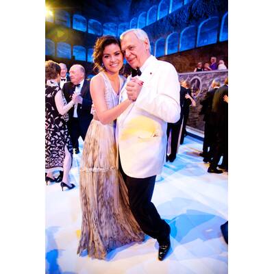 Fürstin Manni zu Sayn-Wittgenstein-Sayn mit Sohn Prinz Peter zu Sayn-Wittgenstein-Sayn