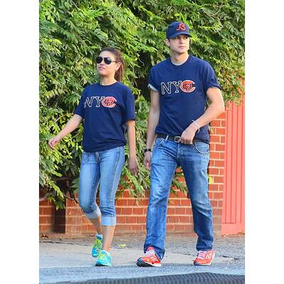 Ashton Kutcher & Mila Kunis zeigen ihre Liebe