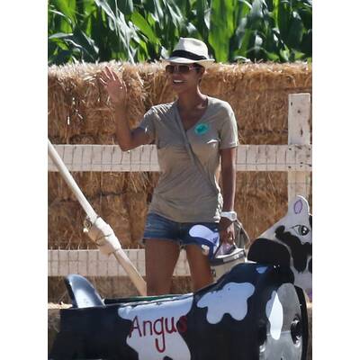 Klum, Alba, Berry & Co.:Stars beim Kürbisfest