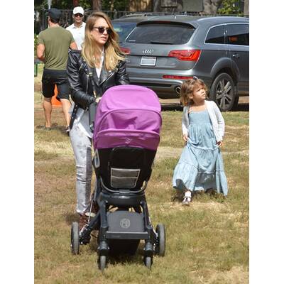 Klum, Alba, Berry & Co.:Stars beim Kürbisfest