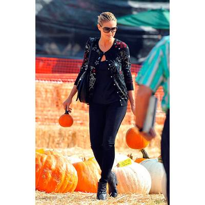 Klum, Alba, Berry & Co.:Stars beim Kürbisfest