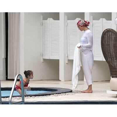 Jennifer Lopez: Miami-Urlaub mit ihren Zwillingen Max und Emme.