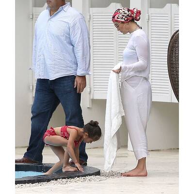 Jennifer Lopez: Miami-Urlaub mit ihren Zwillingen Max und Emme.