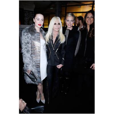  Charlene de Monaco & Donatella Versace
