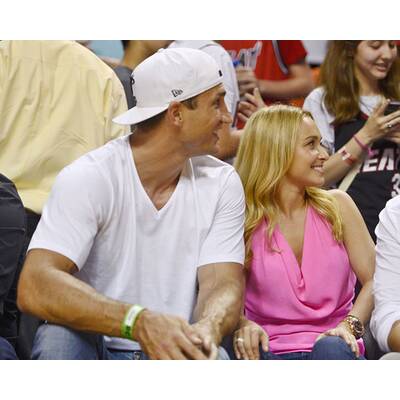 Wladimir Klitschko & Hayden Panettiere: Verliebt beim Basketball