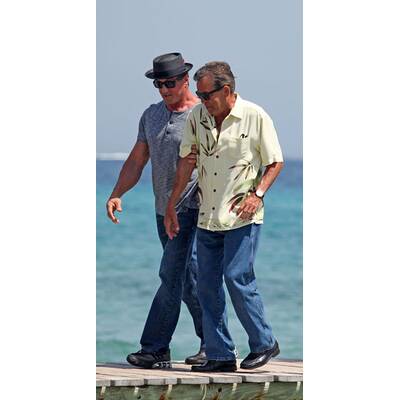 Sylvester Stallone im Urlaub mit der Familie