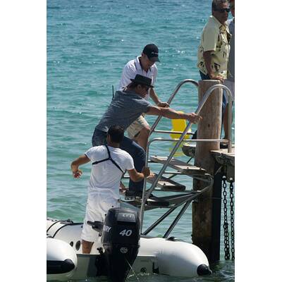 Sylvester Stallone im Urlaub mit der Familie