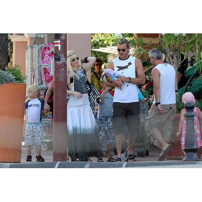 Gwen Stefani, Gavin Rossdale & Kinder in Südfrankreich