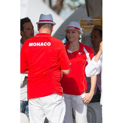 Fürstin Charlène und Albert wie frisch verliebt