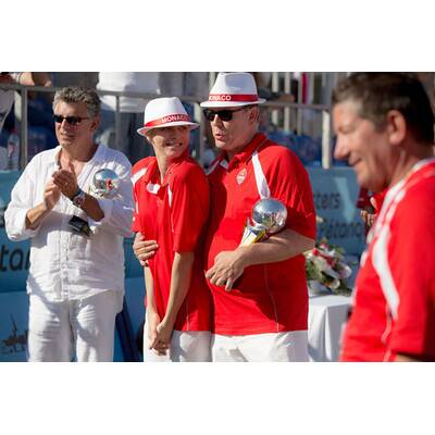 Fürstin Charlène und Albert wie frisch verliebt