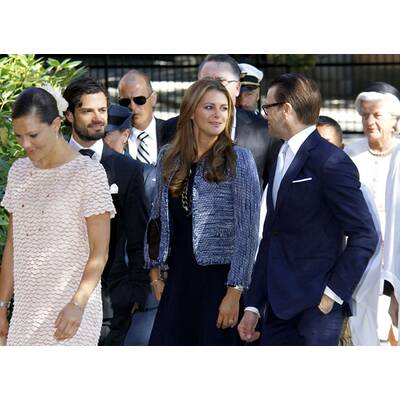 Prinzessin Madeleine strahlt