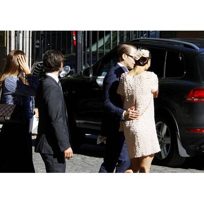 Prinzessin Madeleine strahlt