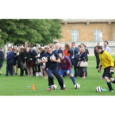 Prinz William am Fußballfeld