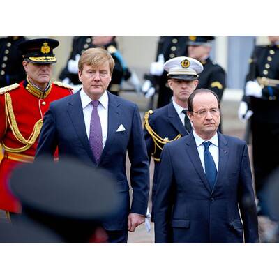 Máxima zu Besuch bei Frankreichs Präsident Hollande