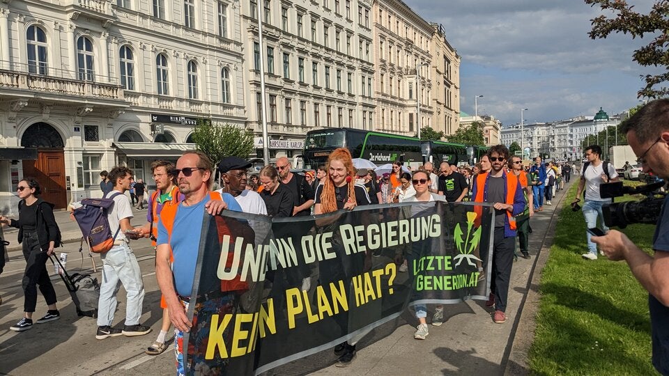 Klima-Kleber 26.05.2023 Wien