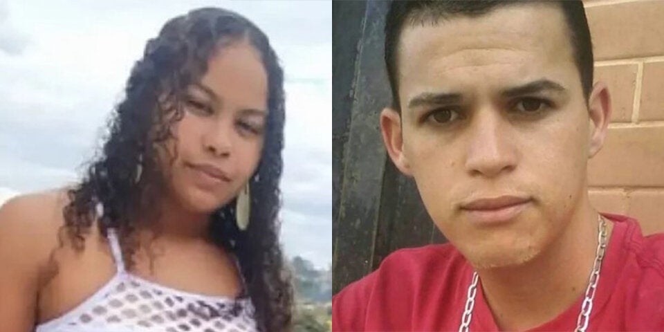 Bianca Vieira (22, links) soll Júnio ​​​​Pereira Barbosa (†27, rechts) vergiftet haben.