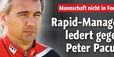 Rapid-Manager ledert gegen Pacult
